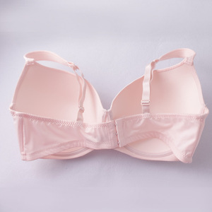 Ropa interior de diseño OEM, sujetador rosa con aros, Sujetador <span class=keywords><strong>push</strong></span> <span class=keywords><strong>up</strong></span> acolchado para mujer, <span class=keywords><strong>sujetadores</strong></span> elegantes de talla grande para mujeres grandes - Product Image 5