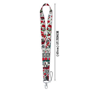 Gothic-Stil Rosen-<span class=keywords><strong>Wolf</strong></span>-Raven Schlüsselband – Studenten-Bus-/Arbeitsausweis-Halsband, Sonne-Mond-Element Gurtband-Accessoire - Product Image 5