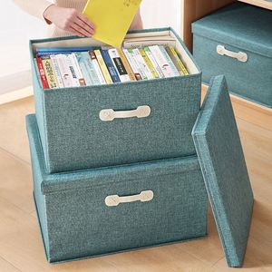 Foldable Wardrobe Organizer Bin Cotton Linen Storage <b>Box</b> for Clothes Toys <b>Book</b> - Product Image 4