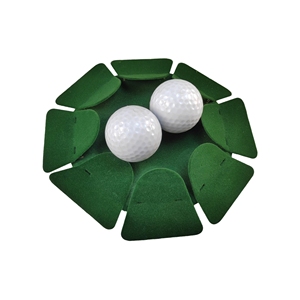 Copa de Entrenamiento de Golf de Metal Premium de 18 cm, Superficie Verde para Todas las Direcciones, Tapete de Golf con Superficie Flocada - Product Image 4