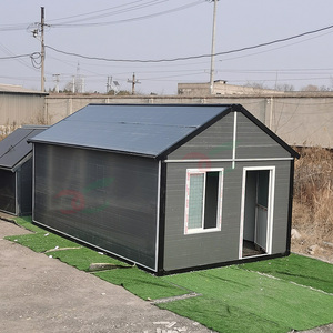 Dễ dàng để cài đặt di động summerhouses Modular prefabricate tam giác mái nhà nơi trú ẩn Kết Cấu Thép nông dân nhà - Product Image 2