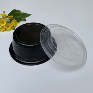 Contenants de préparation de repas réutilisables de 7 pouces, compatibles micro-ondes, avec couvercles hermétiques, boîte de rangement alimentaire ronde en plastique My1000 - Product Image 3