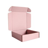 Caja de Envío Plana de Cartón Corrugado Gris para Cosméticos, Material Corrugado Suave, Embalaje para Comercio Electrónico, Caja de Envío para Computadoras