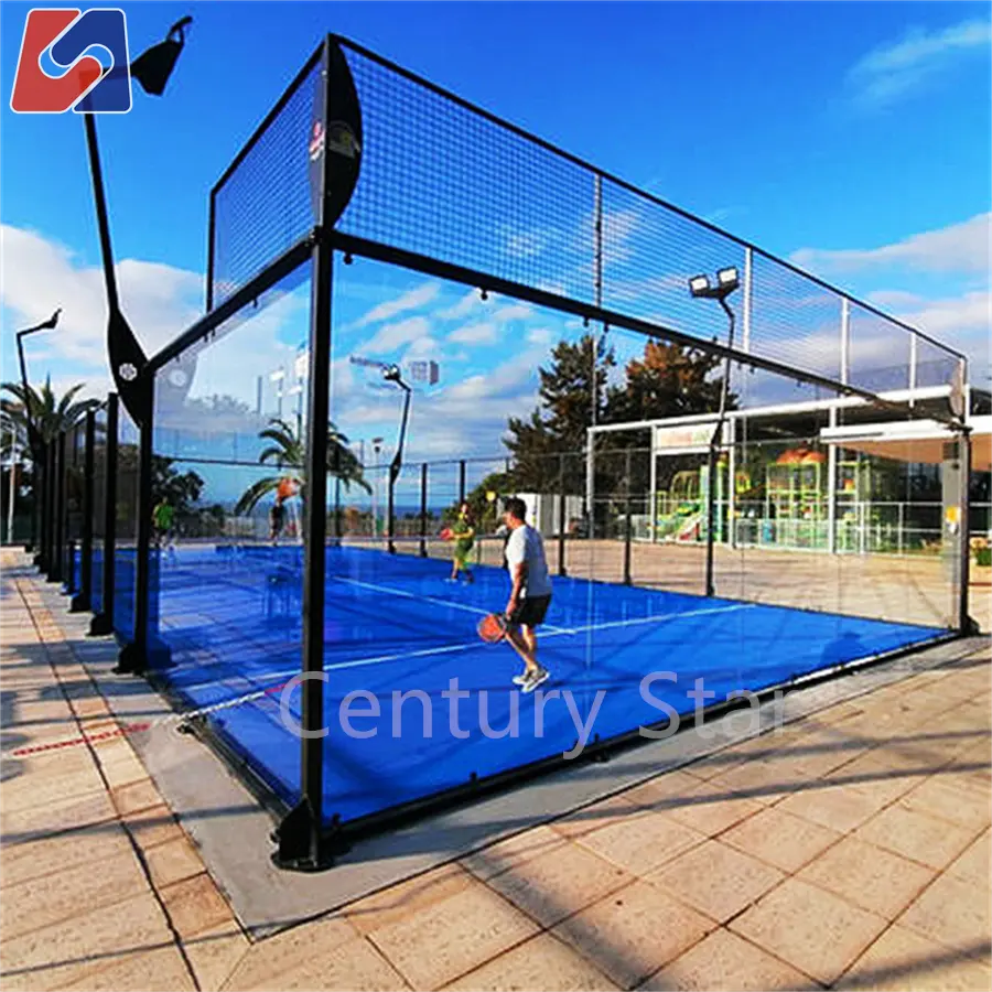 ملعب تنس بانورامي كامل ذو شكل عسكري بأمان شائع