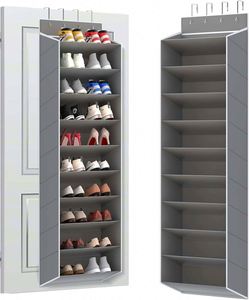 Meilleure vente : Organisateur de rangement suspendu pliable en plastique transparent pour coffre de voiture et porte, type boîte à chaussures - Product Image 3