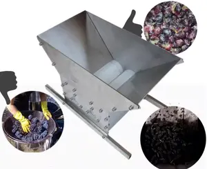 Triturador de uva para máquina de moinho de frutas usado para fazer vinho caseiro