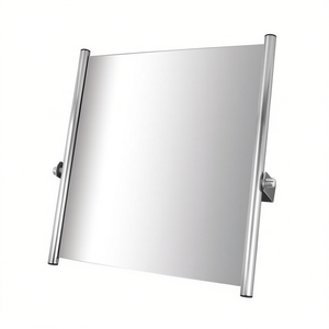 Espejo de Pared Reclinable de 60 x 65 cm, Vidrio de Seguridad, Blanco - Product Image 2