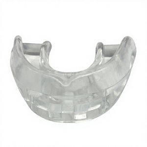Protège-dents en caoutchouc transparent personnalisé pour adultes et juniors Saibro/OEM SMG # 390 Durable et souple pour l'entraînement de boxe - Product Image 4