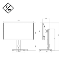 Pantalla táctil de 23,8 pulgadas, 24 pulgadas, isplay