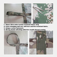 Housse de protection portable anti-rayures pour hamac, bâche de survie camouflage imperméable et anti-déchirure pour tentes de bushcraft et aventures