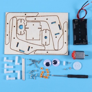 Giocattoli fai-da-te in legno sviluppo intellettuale Spider Robot Kit di esperimenti scientifici STEM giocattoli <span class=keywords><strong>Puzzle</strong></span> fisici giocattoli per bambini - Product Image 4