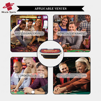 Offre Spéciale de table de baccara et de poker professionnel de luxe équipement de qualité casino multi-jeux mises en page de haute qualité pour le jeu de mahjong