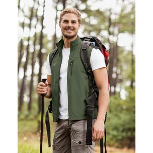 Chaleco Ligero para Hombre FOXA, para Senderismo, Pesca, Viajes, sin Mangas, con Múltiples Bolsillos, Ropa Exterior de Poliéster - Product Image 2