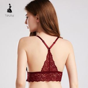 Sujetador de talla grande para mujer con aros, <span class=keywords><strong>copa</strong></span> fina, bralette, sujetadores de <span class=keywords><strong>copa</strong></span> completa para mujer, sujetador de encaje ultrafino de talla grande - Product Image 3