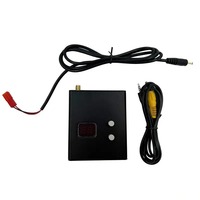 Station de sol compacte PeakFPV R89 8.0-8.8GHz 40CH VRX 8000-8800MHz SMA à faible latence AV 69g pour drone FPV