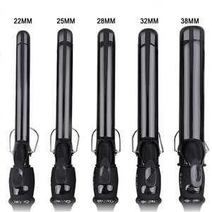 Fer à <span class=keywords><strong>friser</strong></span> en céramique ionique LCD, ensemble d'outils de coiffure pour <span class=keywords><strong>cheveux</strong></span> avec Rotation à 360 degrés - Product Image 2