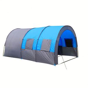 Tente de camping familiale grande et imperméable pour 3 chambres, idéale pour la plage et les tunnels extérieurs - Product Image 1