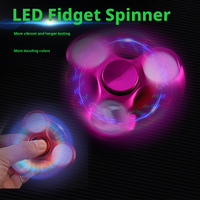 Lampe torche LED transparente électroplaquée, noir brillant, haute technologie, à trois lames, 18 modes avec effet de lumière dynamique