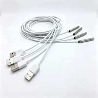 Sonde de température étanche USB DS18B20 pour la surveillance intelligente IoT, les enclos pour animaux et les armoires à température constante médicale