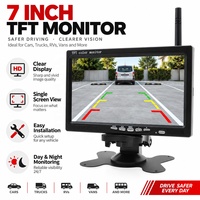 Système de caméra de recul sans fil pour voiture avec moniteur 7 pouces, vision nocturne claire, étanche, caméra de recul pour camion, camping-car, remorque