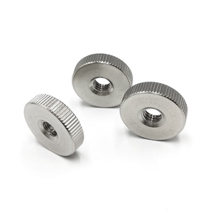 Stainless Steel Thumb Nuts Round Head 10mm Grade 8.8 Nickel Plated Standard <b>Fasteners</b> - Product Image 1