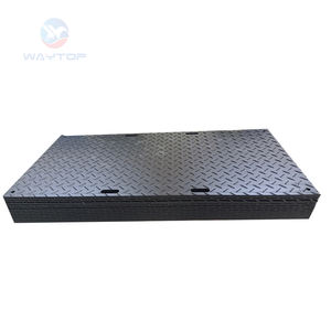 100% vierge HDPE 4X8 Construction temporaire Protection de piste Tapis de sol PE Matériel coupé à la taille Service - Product Image 2
