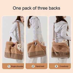 Sac de transport de luxe en cuir pour animaux de compagnie et sac personnalisé avec logo – Léger, durable, écologique, grande taille, portable pour chiens et chats en voyage - Product Image 4