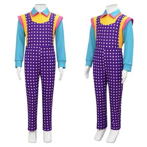 Costume de cosplay rétro pour filles d'Halloween, robe vintage style années 80, ensemble de tenue pour enfants pour les fêtes et les spectacles - Product Image 2