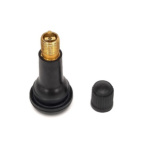 Valve de pneu tubeless TR413 à clipser, en caoutchouc, accessoire pour roue de voiture - Product Image 2