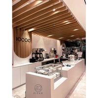 Bancone bar bar in legno bancone bar moderno per caffetteria backery