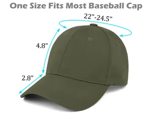 Topi bisbol katun uniseks, dapat disesuaikan olahraga polos ayah Golf untuk pria dan wanita untuk memancing mendaki
