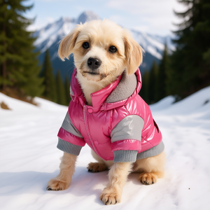 Chaqueta de esquí para mascotas, abrigo de invierno para perros, diseño clásico con estampado de dibujos animados, tallas pequeña, mediana y extra pequeña - Product Image 2