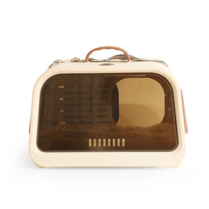Retro Castle <b>Pet</b> <b>Carrier</b> Transparent Large Capacity For Cats Backpack Style Plastic Quadratic Design - Product Image 3