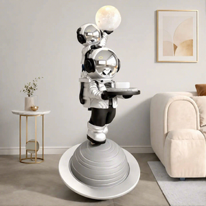 Escultura Artística de Astronauta Pintada a Mano en Resina, Modelo Espacial, Estatua Grande de Colección para Sala de Estar, Venta al Por Mayor - Product Image 1