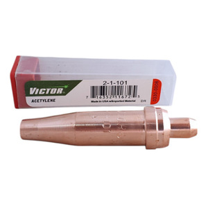Embouts de coupe pour buse LGP Victor 1 GPN 2 GPN 3 GPN, injecteur fileté en cuivre pur, soudage au gaz, ouverture 1,0 mm, épaisseur 5 mm - Product Image 3