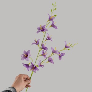 Flores Artificiales de Fresia Dream Weaver, Blancas, Rosas y Moradas, Rama Individual, Decoración de Interiores, Manualidades, CL06002 - Product Image 2