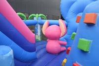 Château gonflable mignon combiné de glissière de videur de videur sautant de videur de Carton commercial et de S Titch avec le ventilateur
