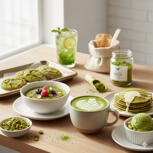 ผงชาเขียวมัทฉะ Astrawell แบบซองสำหรับชงชา sữa บรรจุภัณฑ์แบบถุง ซื้อขายเป็นกิโลกรัม - Product Image 5