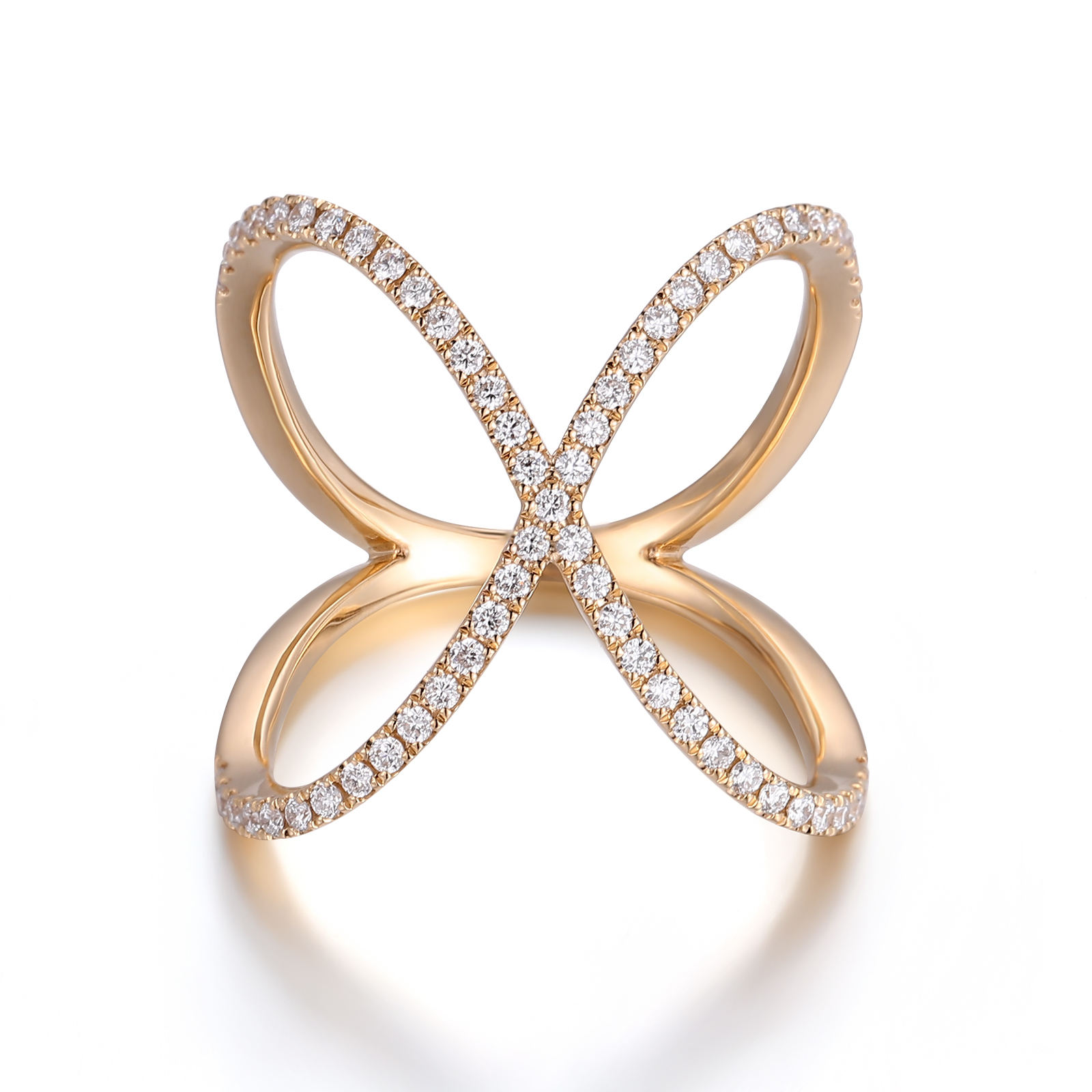 14K สีเหลือง/ขาว/กุหลาบทอง