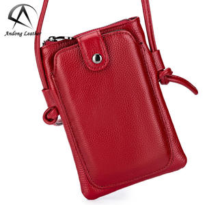 Bolsos de Hombro Andong para Mujer, Bolso Bandolera de Cuero Vacuno Genuino con Bolsillo para Teléfono - Product Image 6
