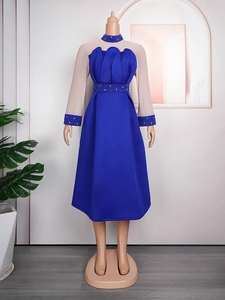 Elegantes Vestidos Africanos de Otoño Ropa Africana Tallas Grandes para Fiesta de Boda Vestido Largo Dashiki Atuendos de Ankara Túnica para Mujer Novedad 2023 - Product Image 5