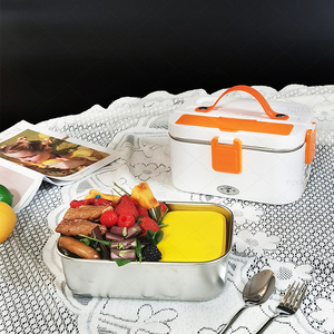 Vente flash : boîte à <span class=keywords><strong>lunch</strong></span> <span class=keywords><strong>chauffante</strong></span> électrique 80W en acier inoxydable, chauffe-aliments automatique, boîtes à <span class=keywords><strong>lunch</strong></span> portables pour adultes, chauffeur - Product Image 5