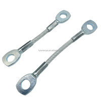 Colliers de serrage en acier inoxydable M2 à M8, argentés, pour câbles, cordes, équipement de gréement, anneaux de fixation en forme de cœur de poulet, fixation de pièces