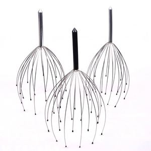Custom 20Claws Octopus Relax Hair Scalp Scratcher Manual <b>Tool</b> Metal Head <b>Massager</b> - Product Image 6