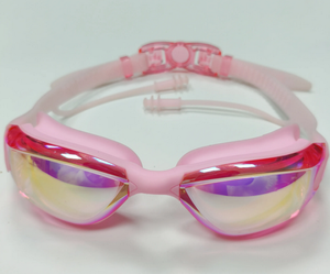 Gafas de natación universales profesionales de gran tamaño para adultos, antivaho, Anti-UV, PC, silicona, impermeable, ajuste Universal, accesorio de natación - Product Image 4