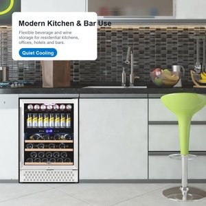 Refroidisseur à <span class=keywords><strong>vin</strong></span> OEM, distributeur de bière, réfrigérateurs personnalisés, refroidisseurs de boissons, seau à champagne de luxe, sac isotherme, boîte à 24 <span class=keywords><strong>bouteilles</strong></span> à zone unique - Product Image 1