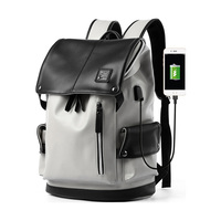 Mochila Pu Leder Dayback Teen Bookbags Laptop tasche Frauen Rucksack Benutzer definierte Männer Rucksäcke