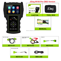 Outil de diagnostic de panne de moto JDiag M100 Pro, scanner OBD2 d'origine pour BMW, Kawasaki, Yamaha, KTM, etc.