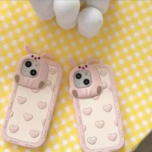 For iPhone 14 Plus 14 13 12 11 Pro Max Mobile Cover Wholesale Animal Kawaii Cartoon Cute Silicon Cell Phone Case