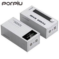Grande Batterie Externe 50000 mAh 4 Ports USB, Haute Qualité, Portable, Vente en Gros d'Usine, Prix Bas, Utilisation Extérieure 10W